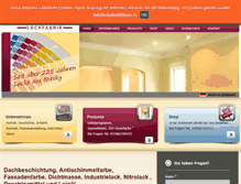 Tablet Screenshot of hoepner-lacke.de